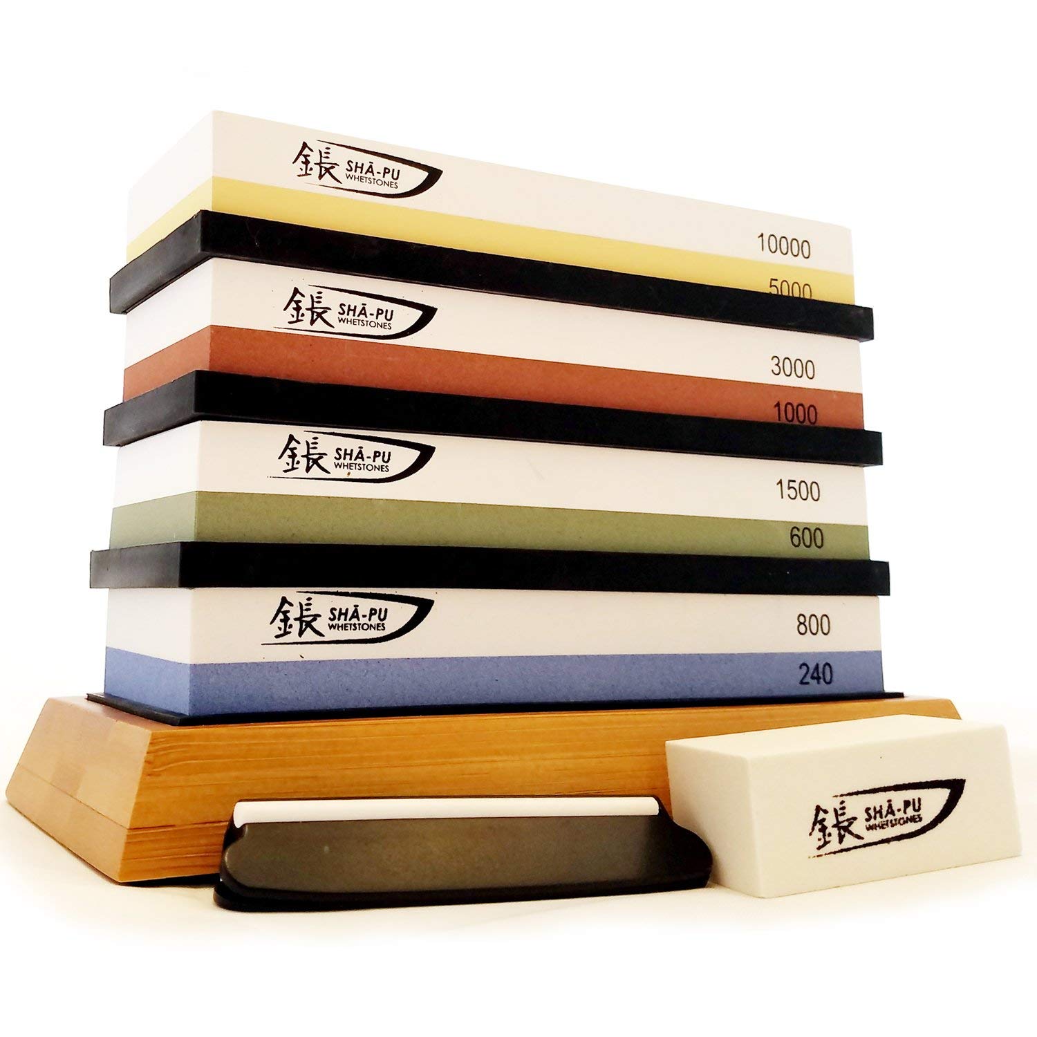 Whetstone Knife Sharpening Stone Set SHAN ZU Premium 2-Sided Whetstone  Sharpe